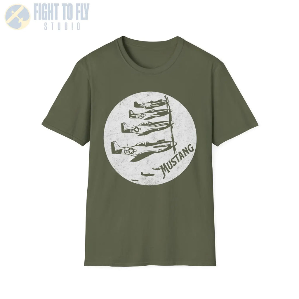 P-51 Mustang “Wings of Victory” WWII T-Shirt - Pilot gifts - warbird t-shirt
