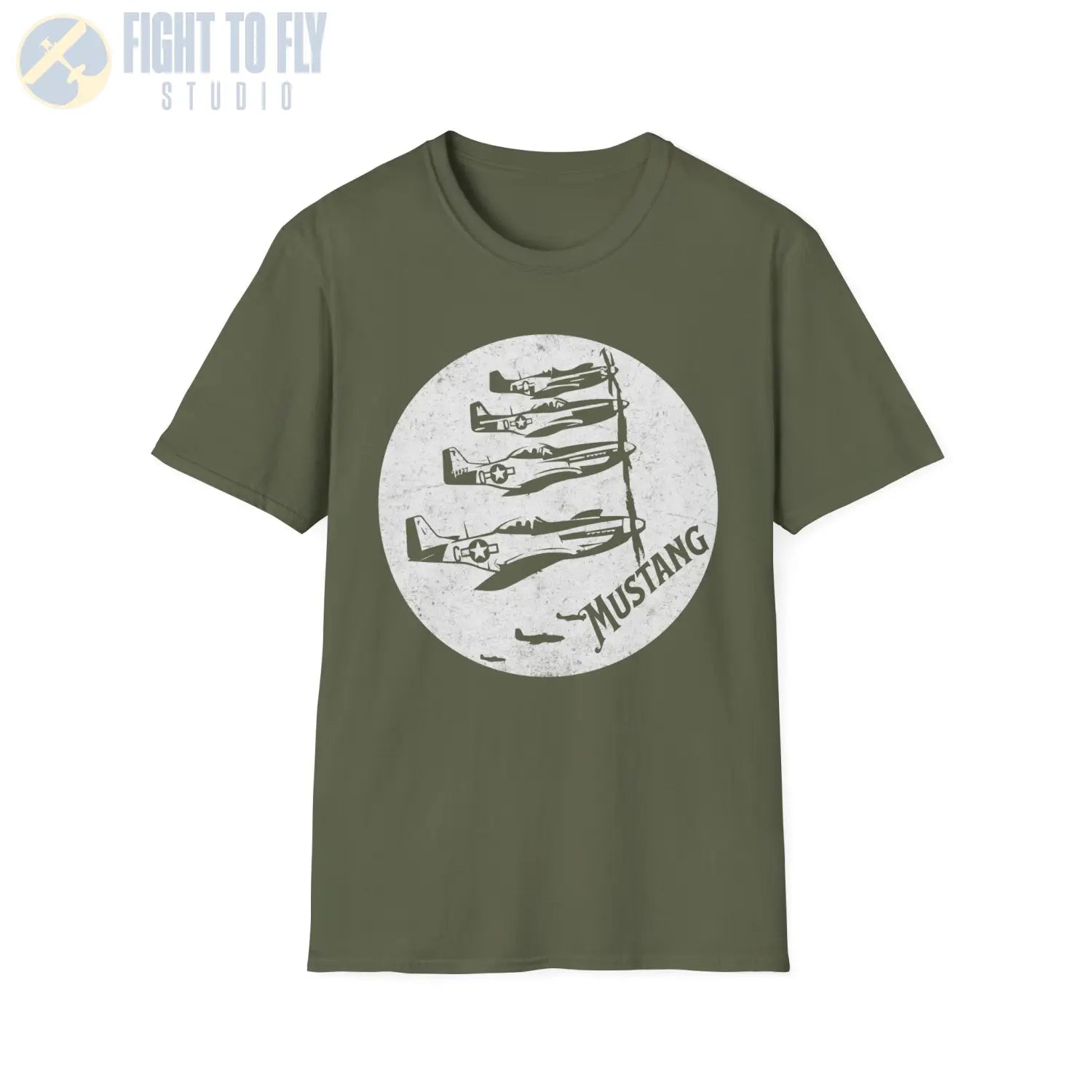 P-51 Mustang “Wings of Victory” WWII T-Shirt - Pilot gifts - warbird t-shirt