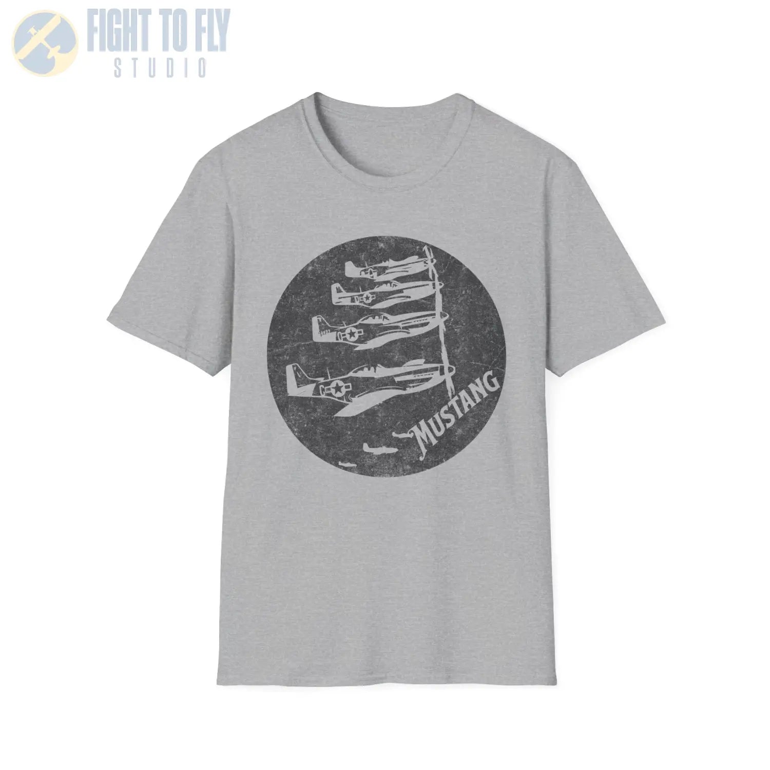 P-51 Mustang “Wings of Victory” WWII T-Shirt - Pilot gifts - warbird t-shirt