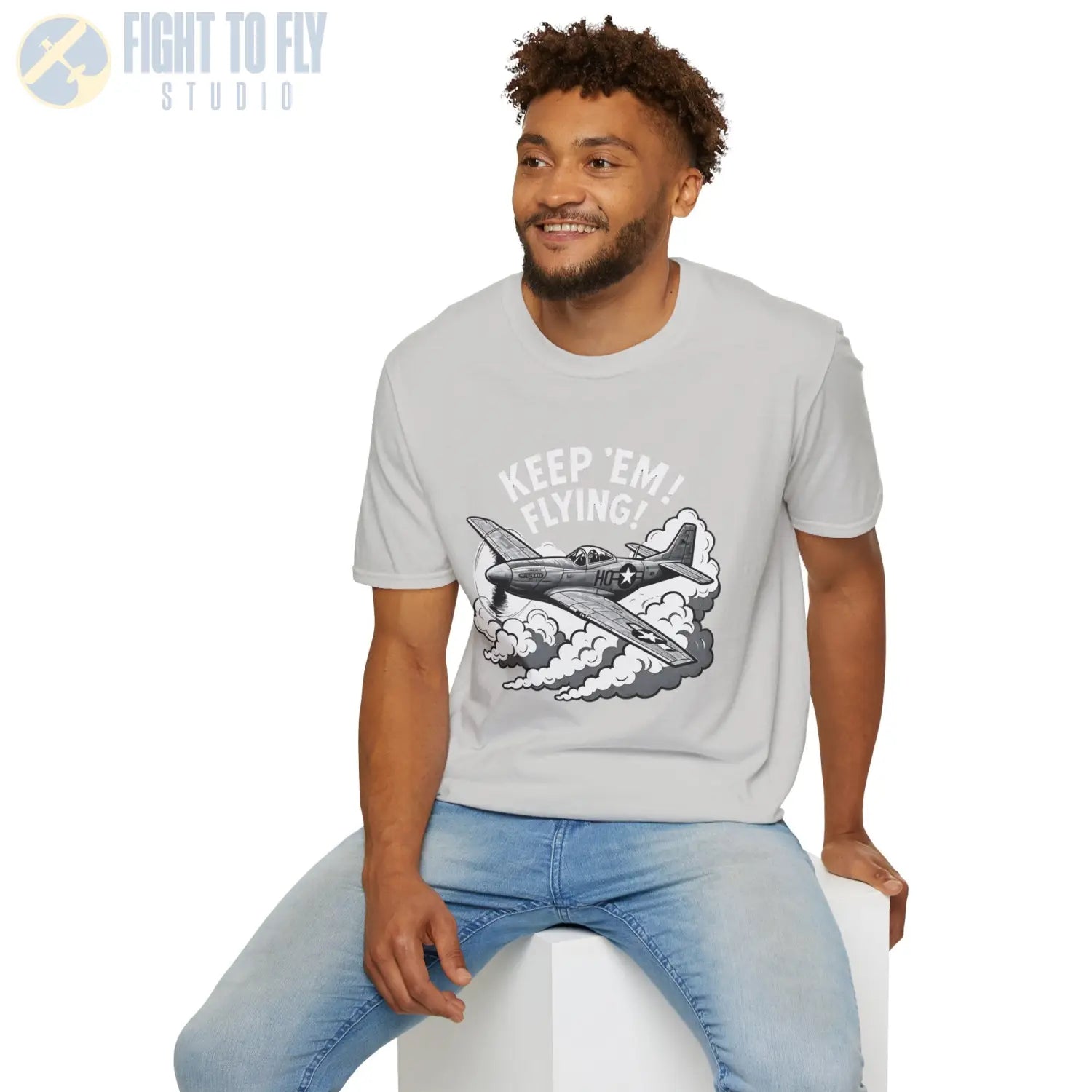 P-51 “Keep ’Em Flying!” - T-Shirt - Pilot gifts - WWII warbird t-shirt