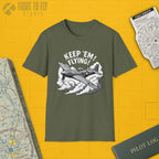 P-51 “Keep ’Em Flying!” - T-Shirt - Pilot gifts - WWII warbird t-shirt