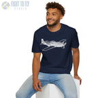 North American P-51 Mustang Premium T-Shirt - Pilot gifts - WWII warbird t-shirt