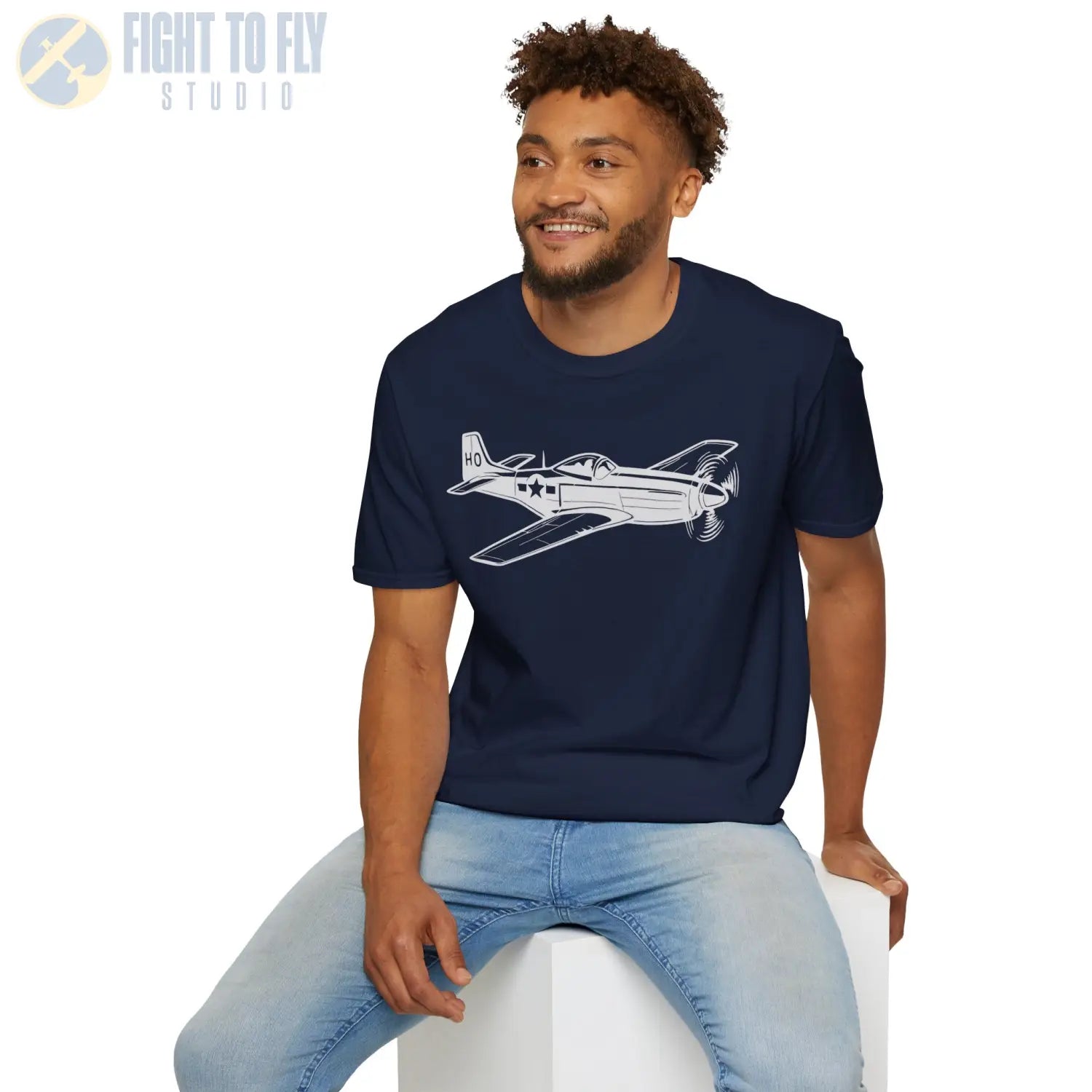 North American P-51 Mustang Premium T-Shirt - Pilot gifts - WWII warbird t-shirt