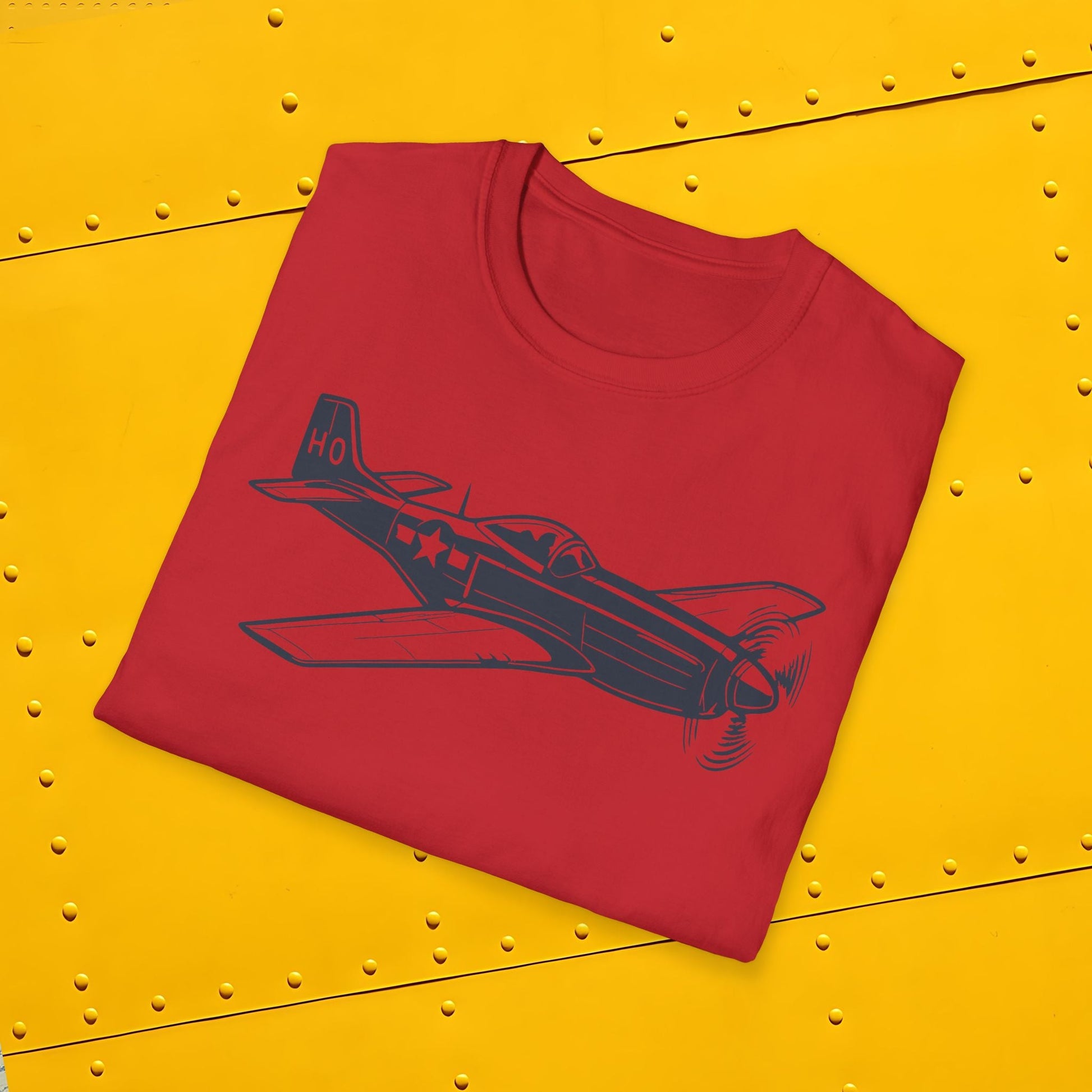 P-51 Premium T-Shirt – North American Mustang WWII Aviation Tee - Pilot gifts - warbird t-shirt