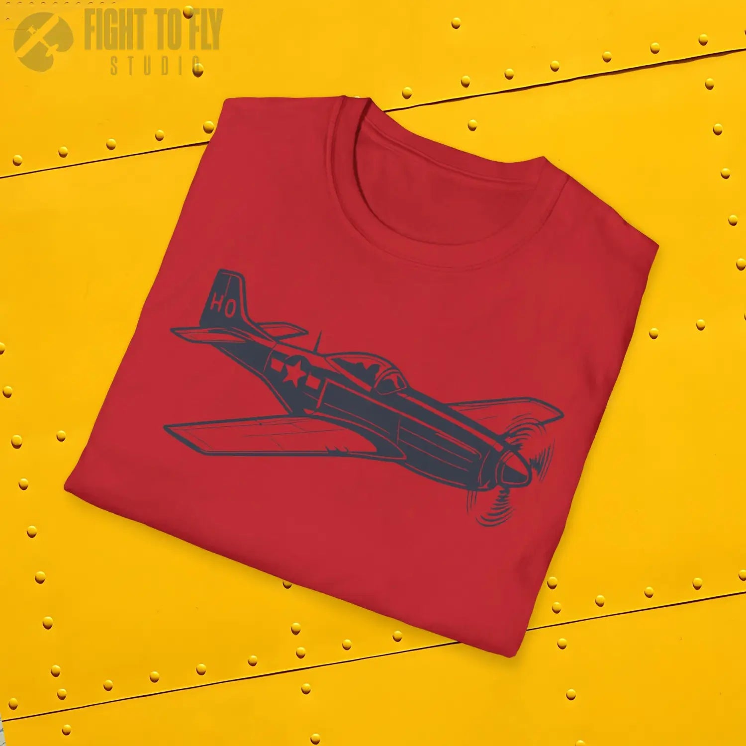 North American P-51 Mustang Premium T-Shirt - Pilot gifts - WWII warbird t-shirt