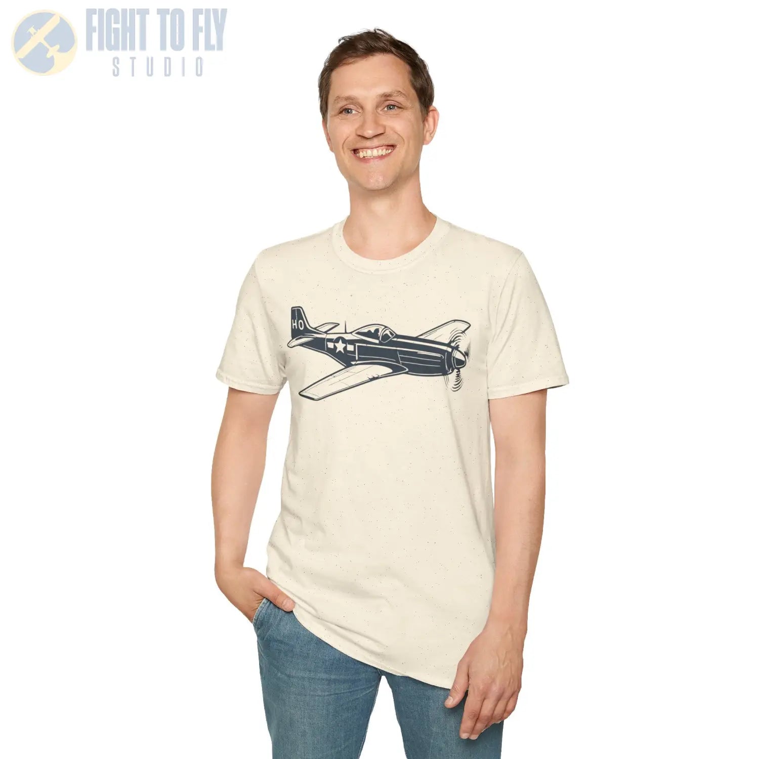 North American P-51 Mustang Premium T-Shirt - Pilot gifts - WWII warbird t-shirt