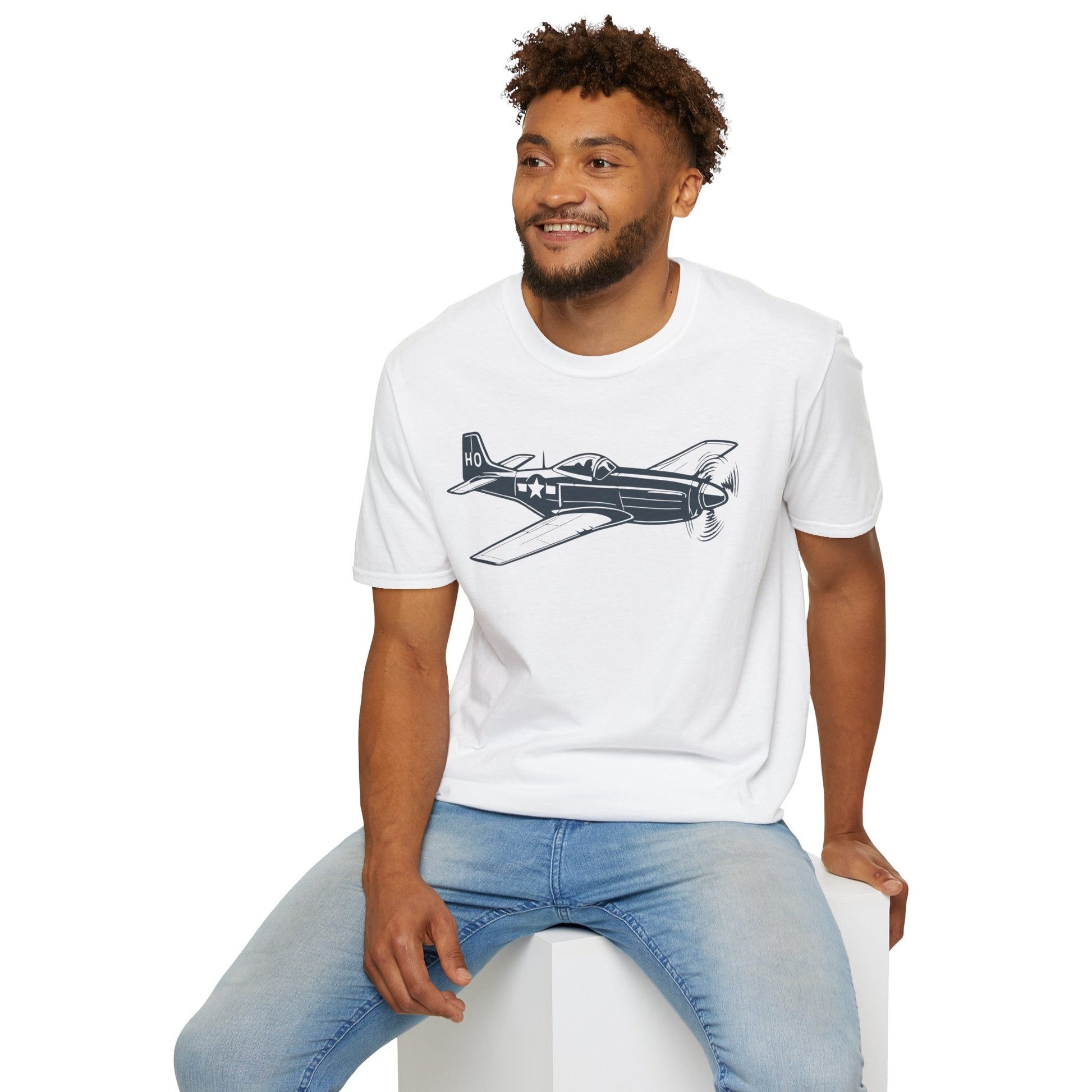 P-51 Premium T-Shirt – North American Mustang WWII Aviation Tee - Pilot gifts - warbird t-shirt