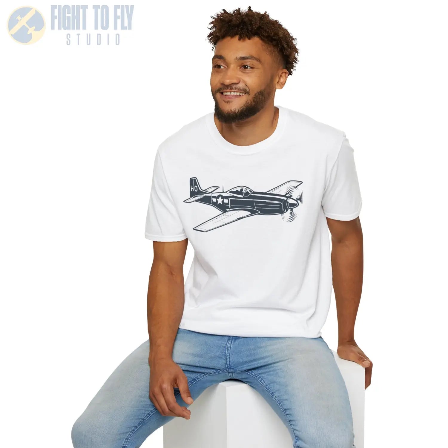 North American P-51 Mustang Premium T-Shirt - Pilot gifts - WWII warbird t-shirt