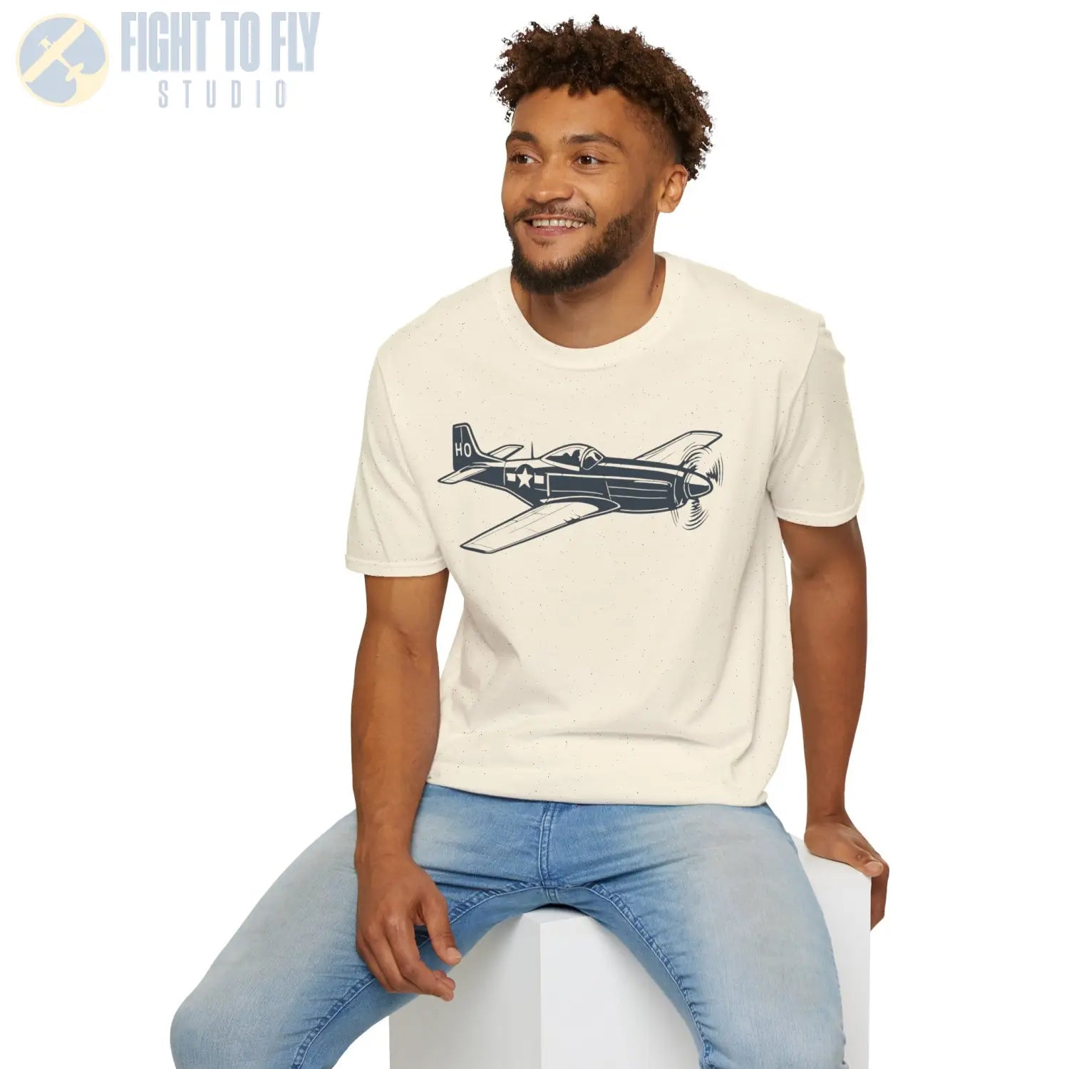 North American P-51 Mustang Premium T-Shirt - Pilot gifts - WWII warbird t-shirt