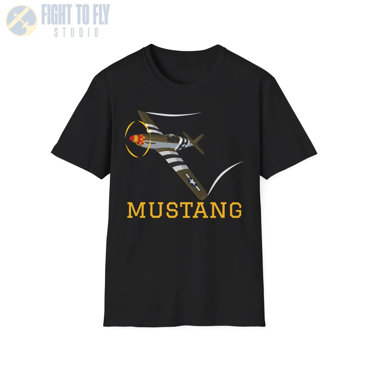 P-51B Mustang Premium T-Shirt - Pilot gifts - WWII warbird t-shirt