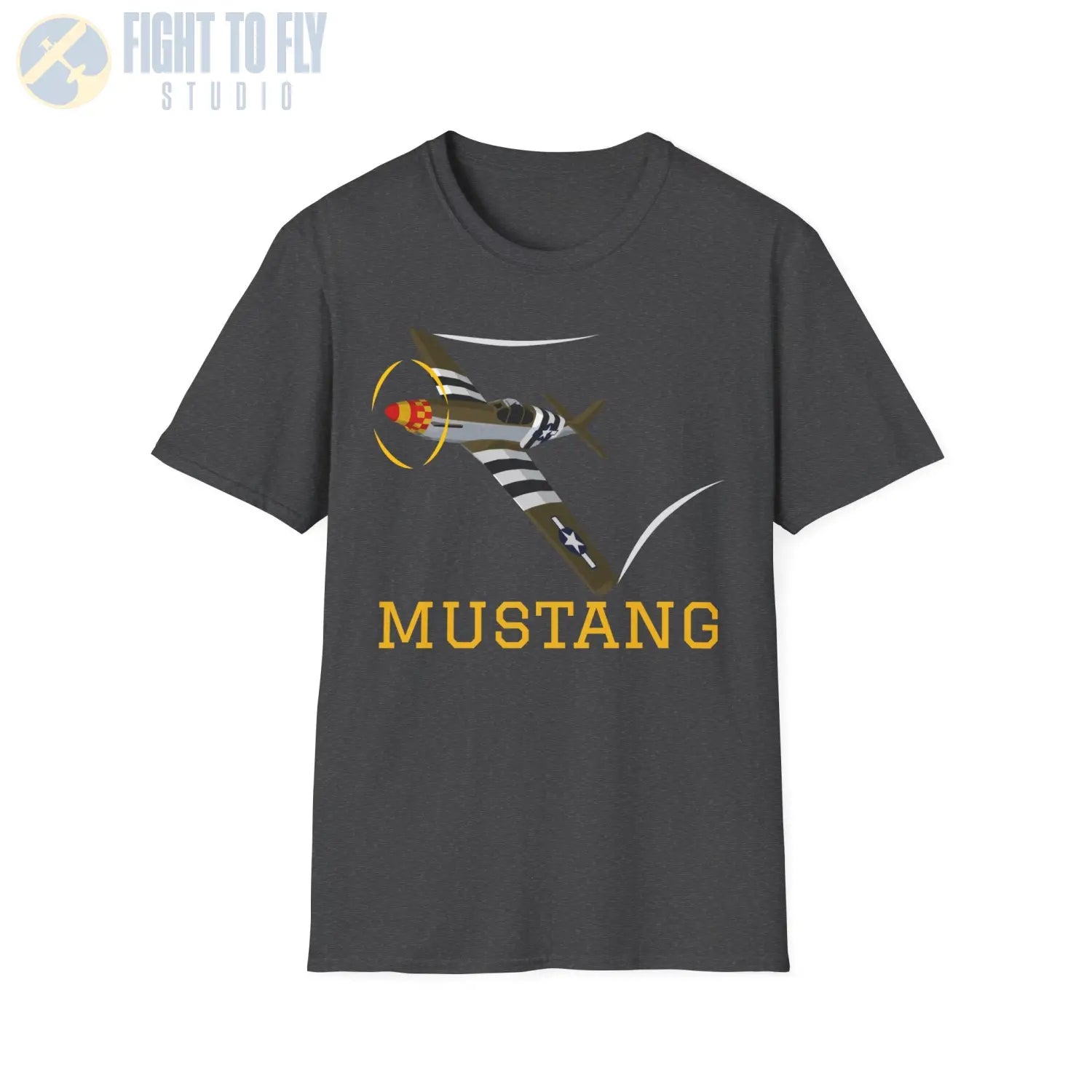 P-51B Mustang Premium T-Shirt - Pilot gifts - WWII warbird t-shirt
