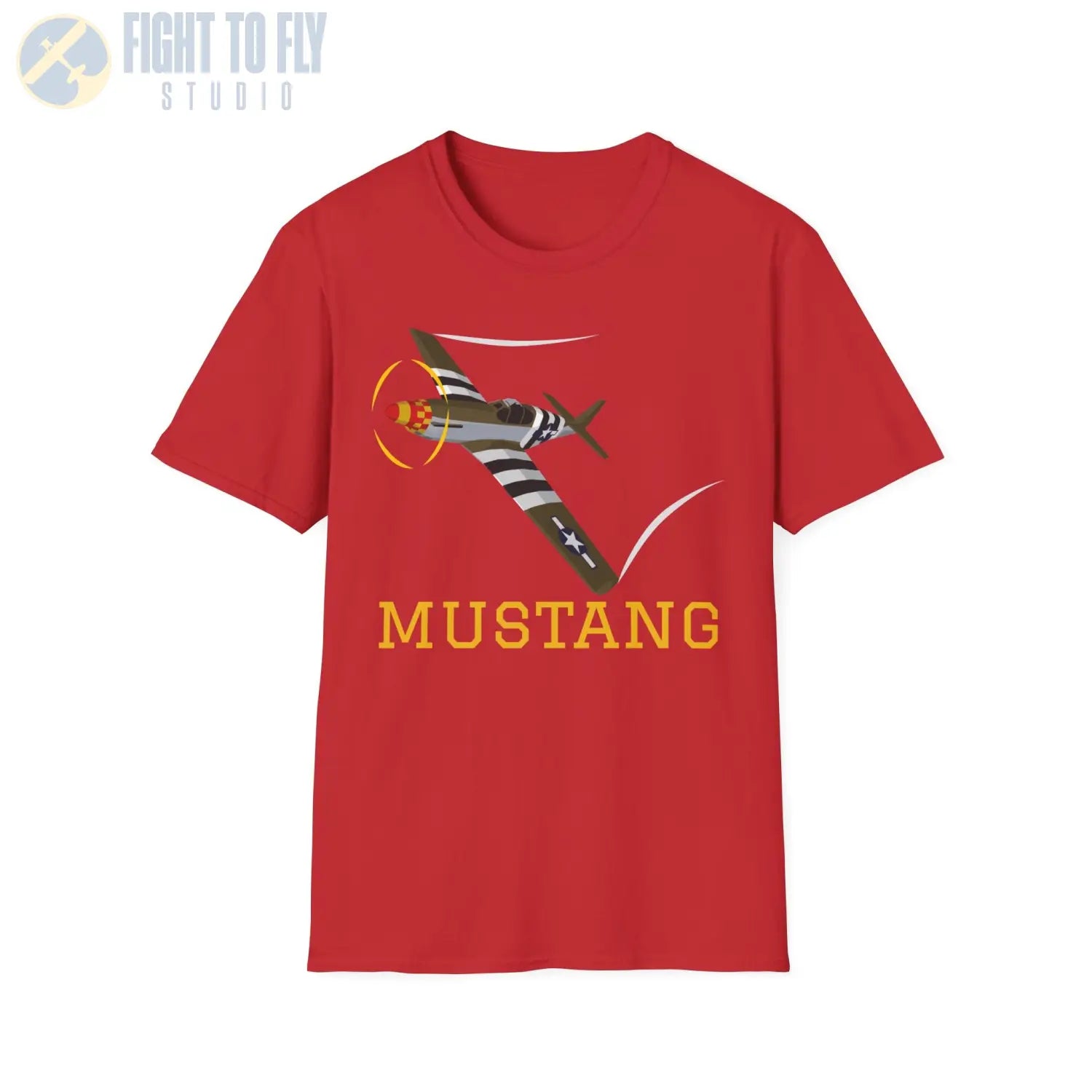 P-51B Mustang Premium T-Shirt - Pilot gifts - WWII warbird t-shirt