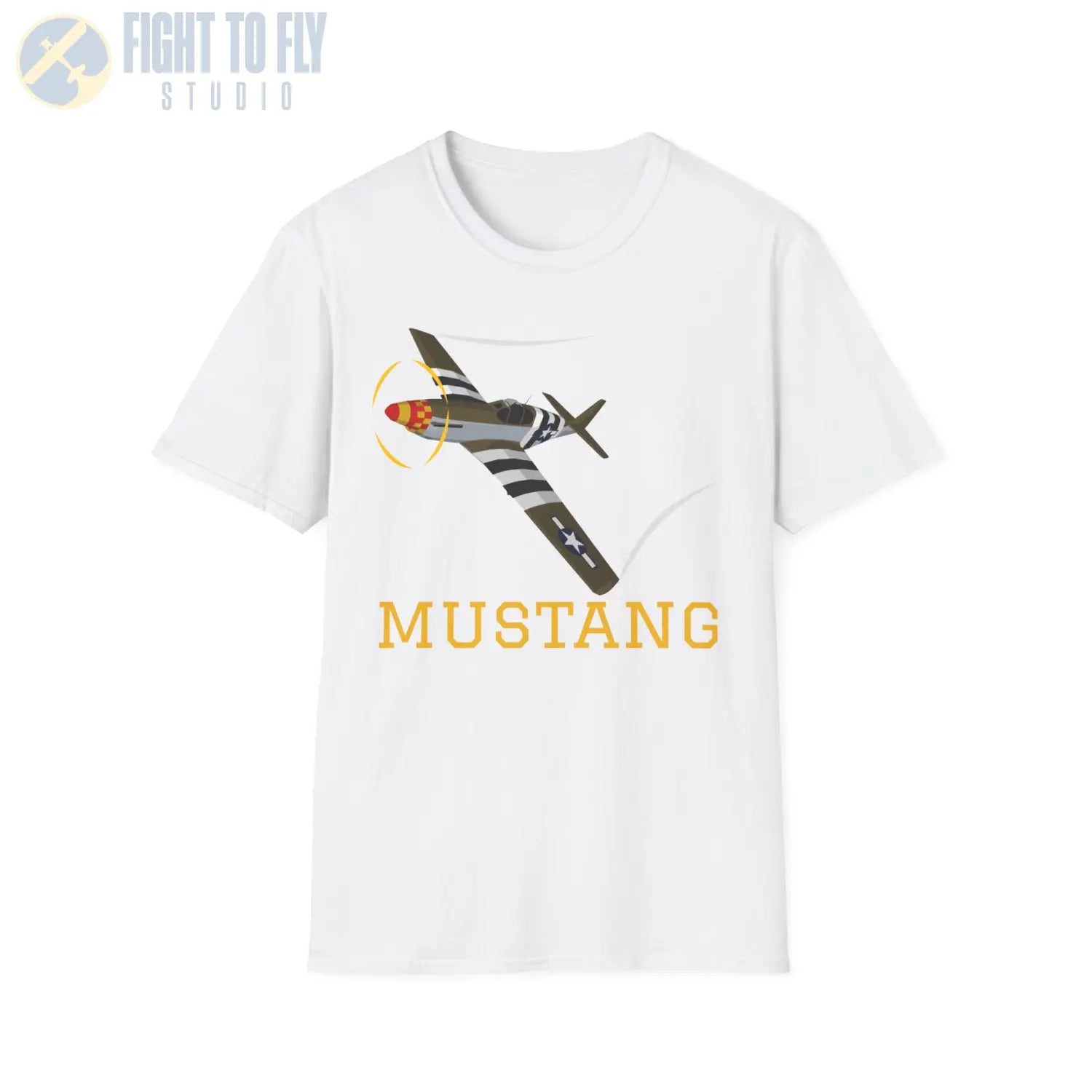 P-51B Mustang Premium T-Shirt - Pilot gifts - WWII warbird t-shirt