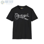 P-51D Mustang Flying T-Shirt - Pilot gifts - WWII warbird t-shirt