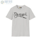 P-51D Mustang Flying T-Shirt - Pilot gifts - WWII warbird t-shirt