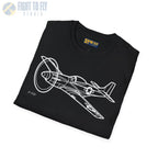 P-51D Mustang Flying T-Shirt - Pilot gifts - WWII warbird t-shirt