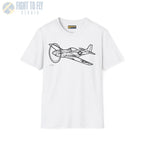 P-51D Mustang Flying T-Shirt - Pilot gifts - WWII warbird t-shirt