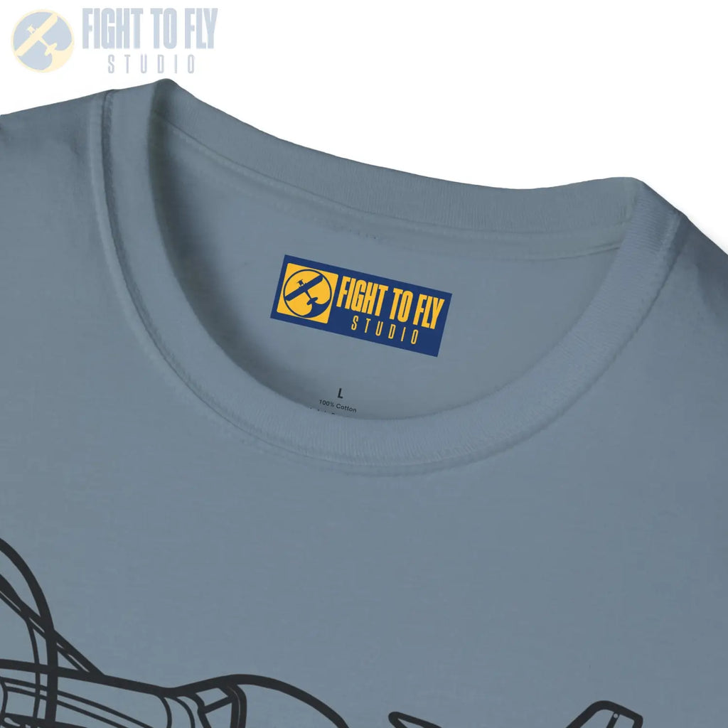 P-51D Mustang Flying T-Shirt - Pilot gifts - WWII warbird t-shirt