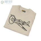 P-51D Mustang Flying T-Shirt - Pilot gifts - WWII warbird t-shirt