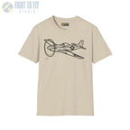 P-51D Mustang Flying T-Shirt - Pilot gifts - WWII warbird t-shirt