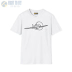P-51D Mustang Flying T-Shirt - Pilot gifts - WWII warbird t-shirt