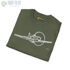 P-51D Mustang Flying T-Shirt - Pilot gifts - WWII warbird t-shirt