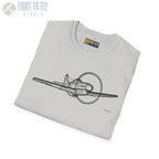 P-51D Mustang Flying T-Shirt - Pilot gifts - WWII warbird t-shirt