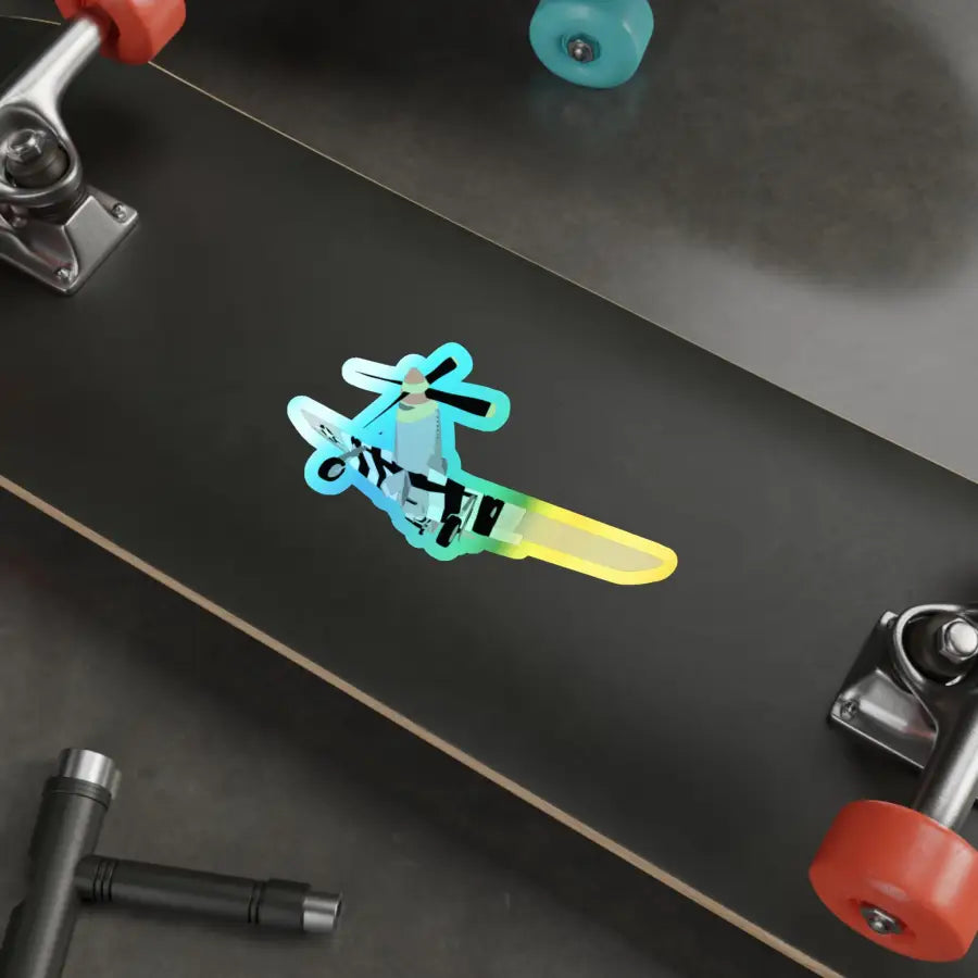 P-51D Mustang Holographic Die-Cut Airplane Sticker - Paper products - Pilot gifts - WWII warbird t-shirt