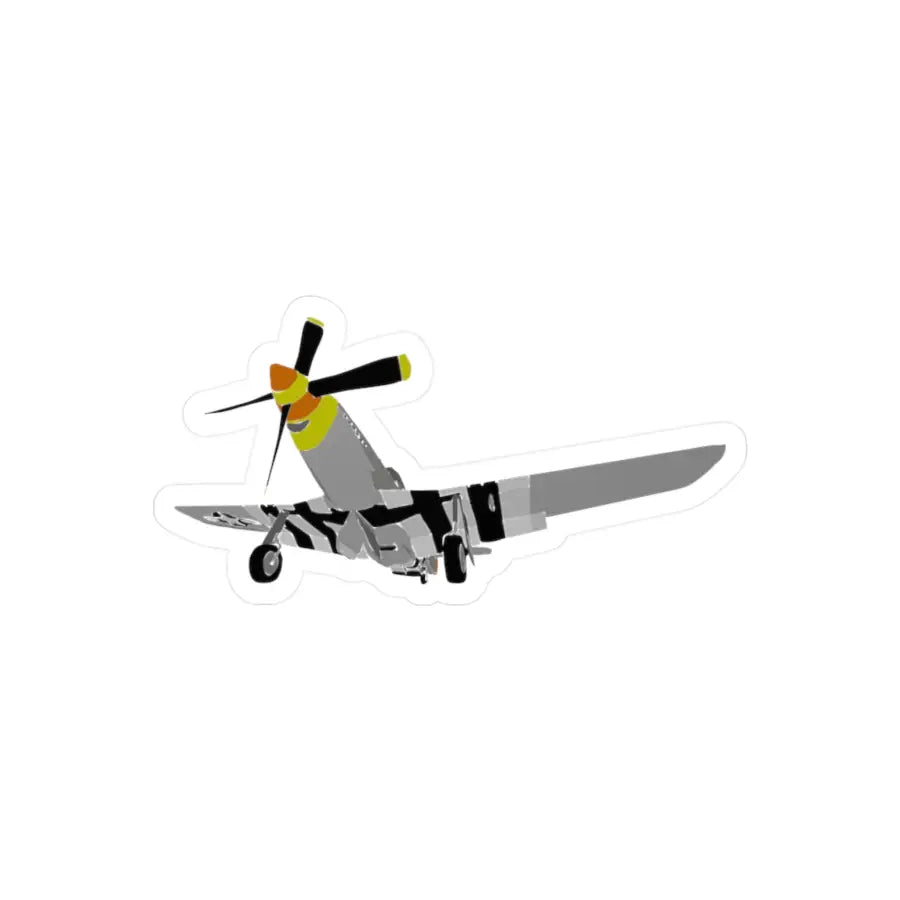 P-51D Mustang Kiss-Cut Vinyl Decal - Paper products - Pilot gifts - WWII warbird t-shirt