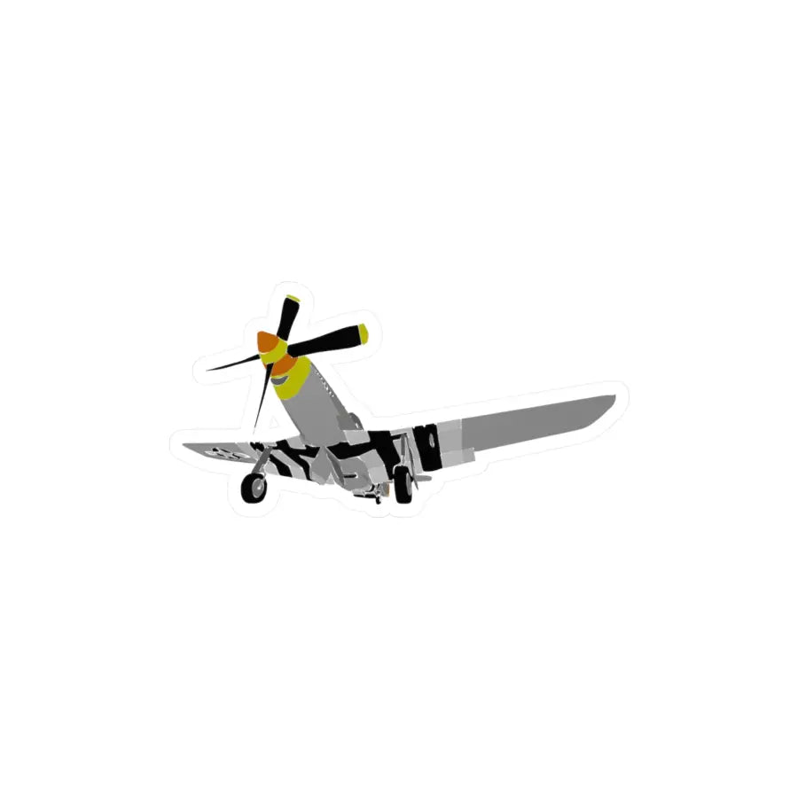 P-51D Mustang Kiss-Cut Vinyl Decal - Paper products - Pilot gifts - WWII warbird t-shirt