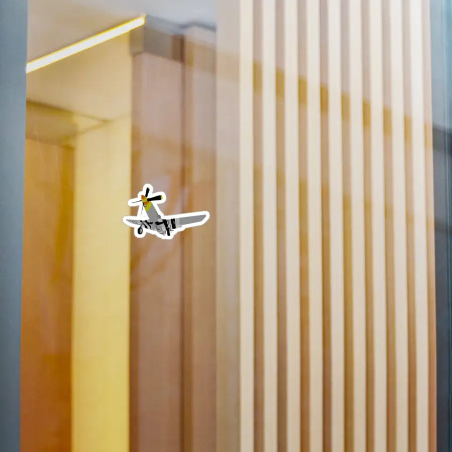 P-51D Mustang Kiss-Cut Vinyl Decal - Paper products - Pilot gifts - WWII warbird t-shirt