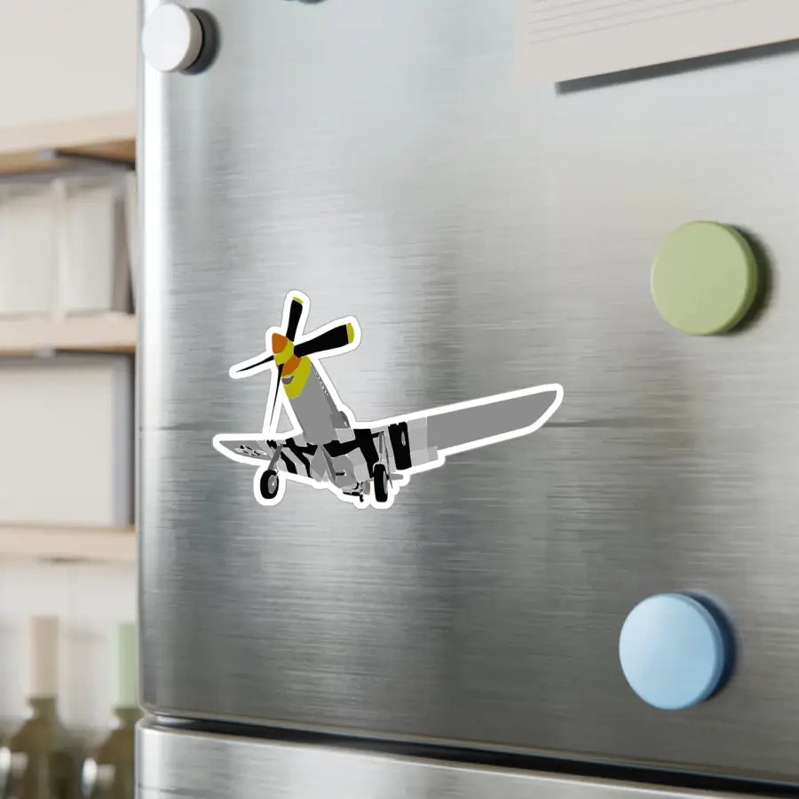 P-51D Mustang Kiss-Cut Vinyl Decal - Paper products - Pilot gifts - WWII warbird t-shirt