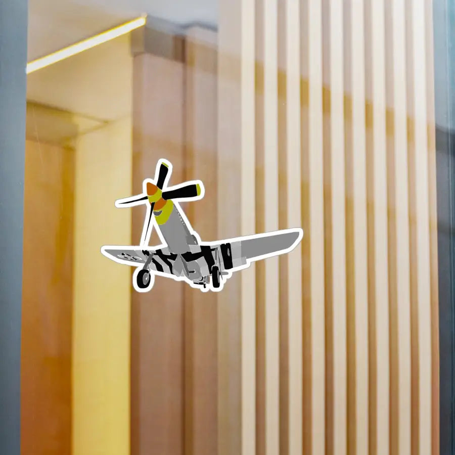 P-51D Mustang Kiss-Cut Vinyl Decal - Paper products - Pilot gifts - WWII warbird t-shirt