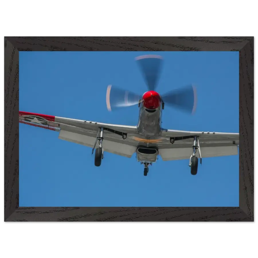 P-51D Mustang - Overhead Arrival - Print Material - Gifts for pilots - Aviation apparel