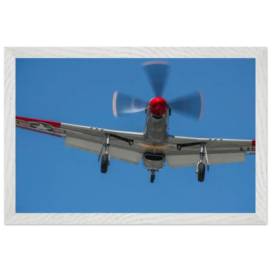 P-51D Mustang - Overhead Arrival - Print Material - Gifts for pilots - Aviation apparel