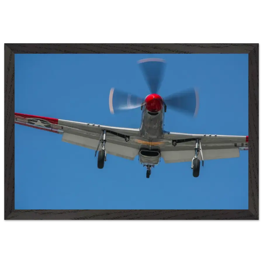 P-51D Mustang - Overhead Arrival - Print Material - Gifts for pilots - Aviation apparel