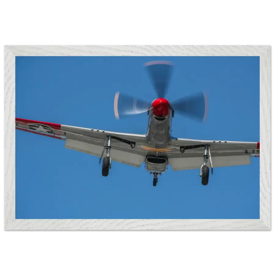 P-51D Mustang - Overhead Arrival - Print Material - Gifts for pilots - Aviation apparel