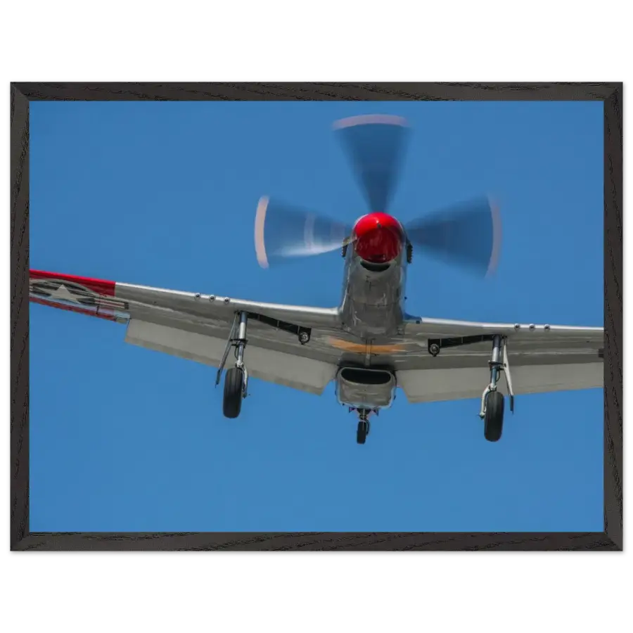 P-51D Mustang - Overhead Arrival - Print Material - Gifts for pilots - Aviation apparel