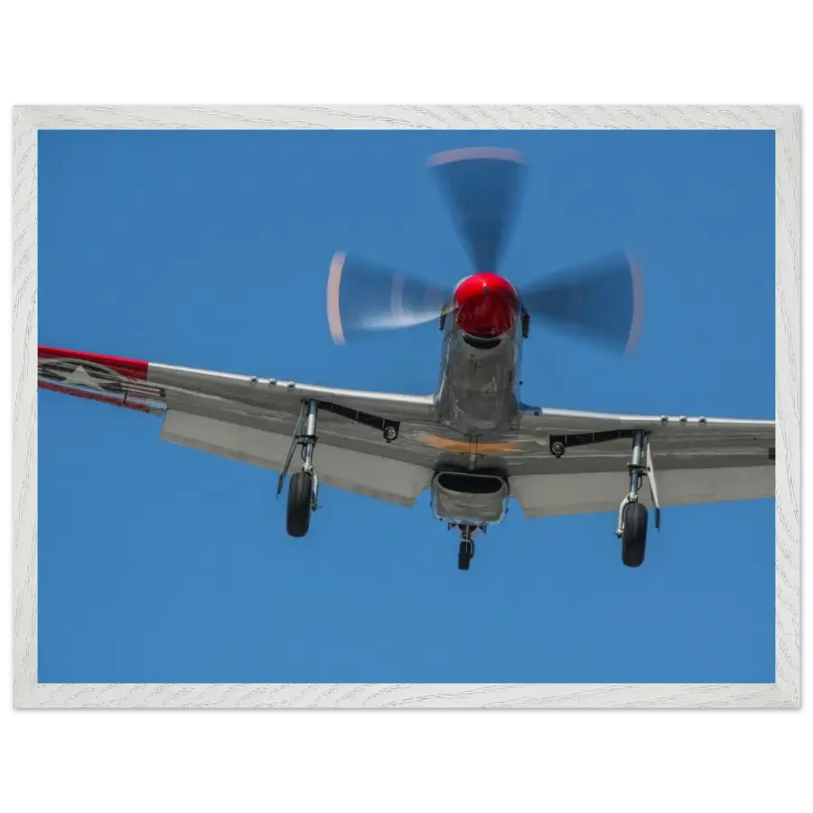 P-51D Mustang - Overhead Arrival - Print Material - Gifts for pilots - Aviation apparel