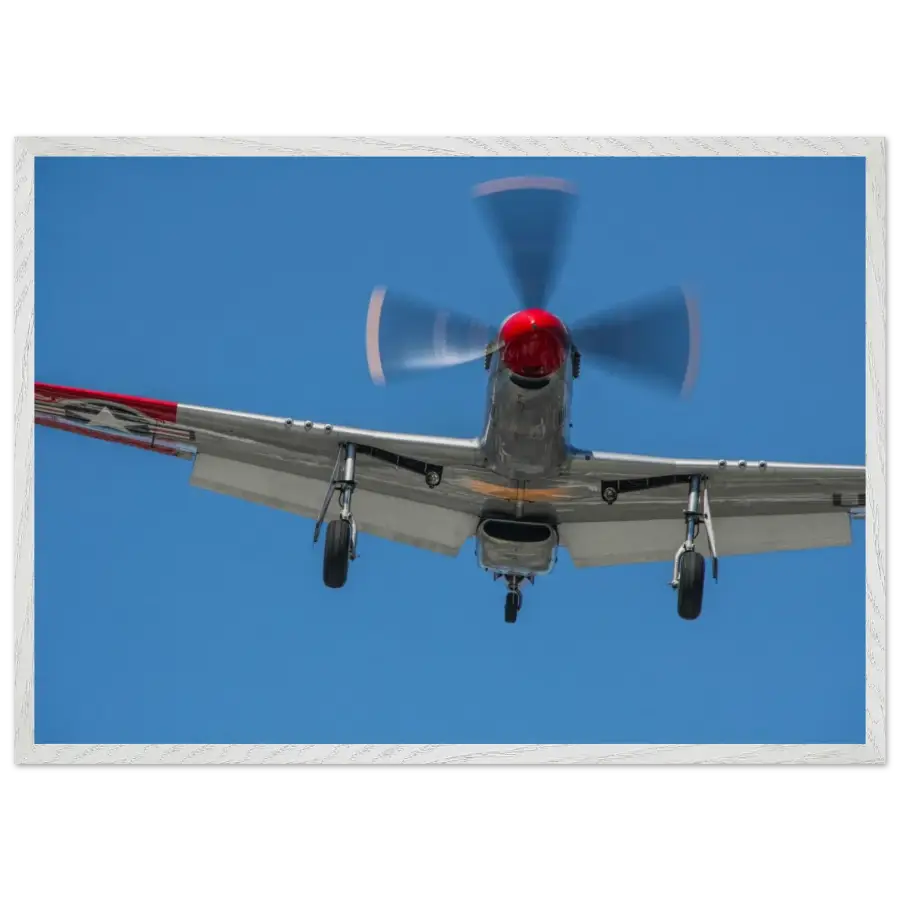 P-51D Mustang - Overhead Arrival - Print Material - Gifts for pilots - Aviation apparel
