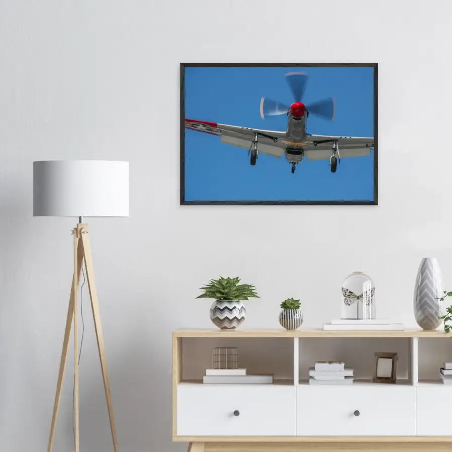 P-51D Mustang - Overhead Arrival - Print Material - Gifts for pilots - Aviation apparel