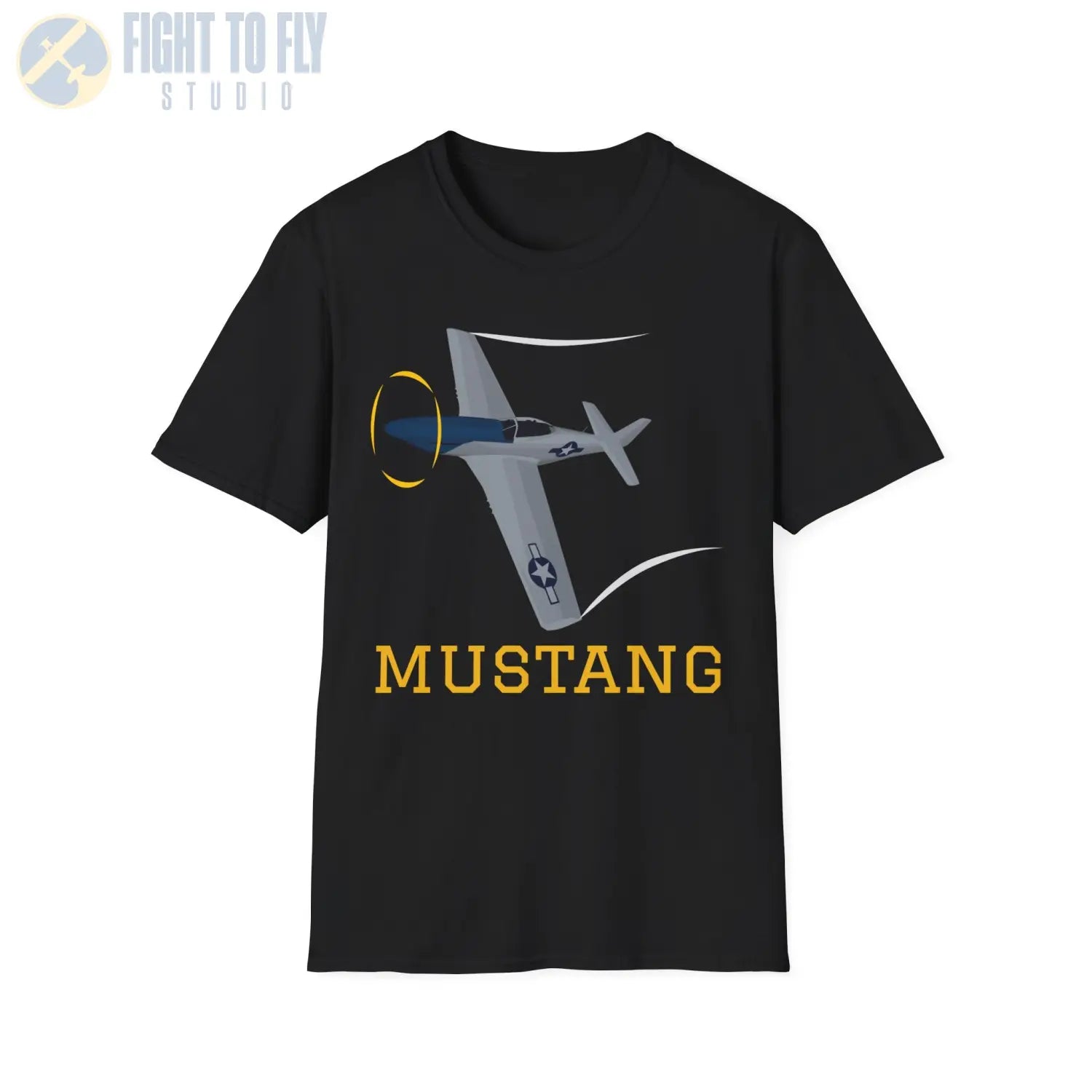 P-51D Mustang Premium T-Shirt - Pilot gifts - WWII warbird t-shirt