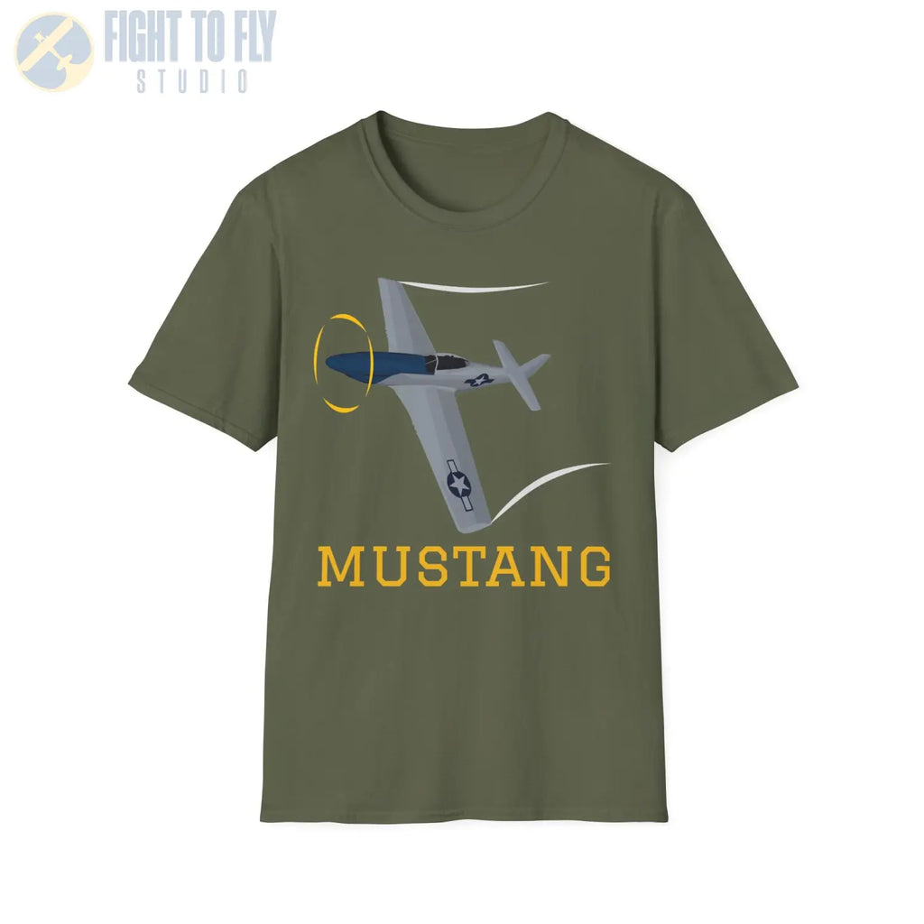 P-51D Mustang Premium T-Shirt - Pilot gifts - WWII warbird t-shirt