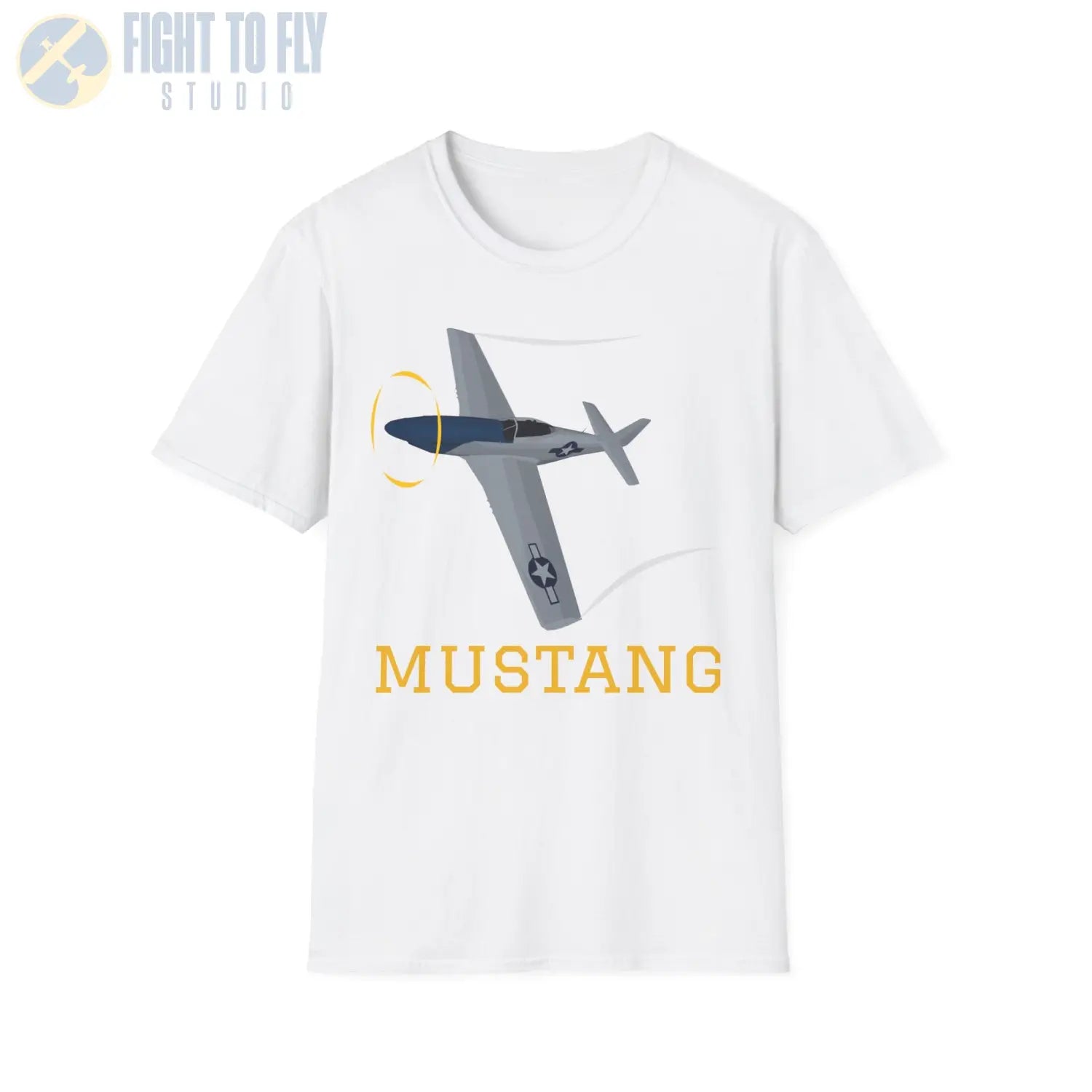 P-51D Mustang Premium T-Shirt - Pilot gifts - WWII warbird t-shirt