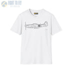 P-51D Mustang Side T-Shirt - Pilot gifts - WWII warbird t-shirt