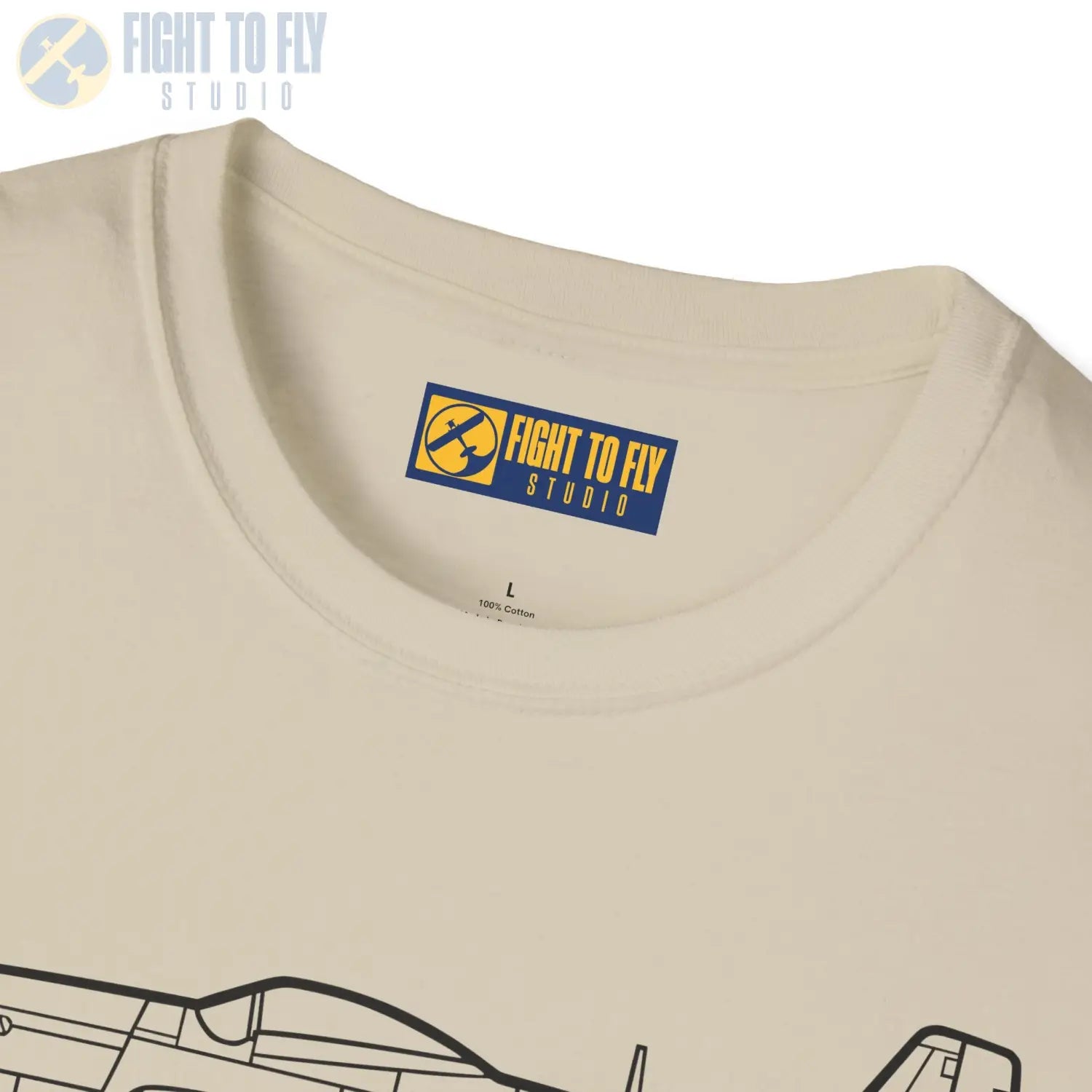 P-51D Mustang Side T-Shirt - Pilot gifts - WWII warbird t-shirt