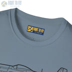P-51D Mustang Side T-Shirt - Pilot gifts - WWII warbird t-shirt
