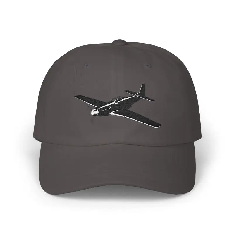P-51D WWII Fighter- Black - Hats - Pilot gifts - warbird t-shirt