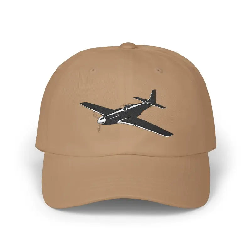 P-51D WWII Fighter- Black - Hats - Pilot gifts - warbird t-shirt