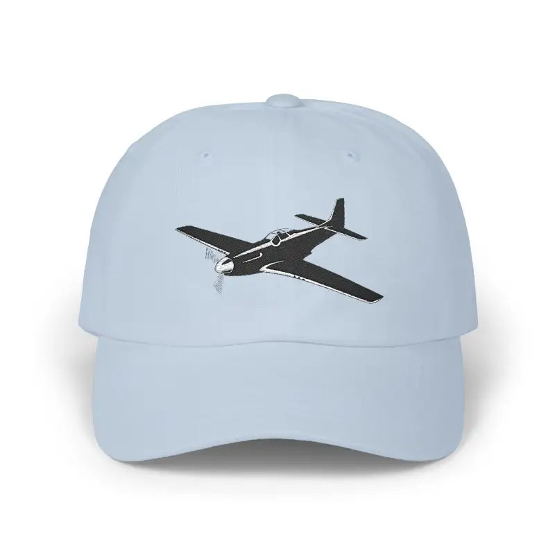 P-51D WWII Fighter- Black - Hats - Pilot gifts - warbird t-shirt